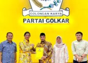 DPP Golkar Resmi Keluarkan SK Robinsar Maju Sebagai Calon Wali Kota Cilegon