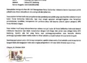 Ketua DPC PSI Jombang, Achmad Faiz, Resmi Mengundurkan Diri