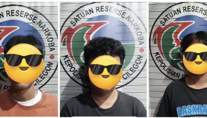 Satnarkoba Polres Cilegon dan Unit Street Crime Berhasil Tangkap Pengedar Tembakau Sintetis