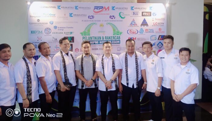 Ivan Ferdiansyah Resmi Dilantik Jadi Ketum HIPMI BAJA Kota Cilegon 2025-2028