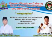 DPC BRNR Kota Cilegon Mengucapkan selamat atas dilantiknya ketua kadin kota Cilegon H.Abah Salim periode 2025-2030