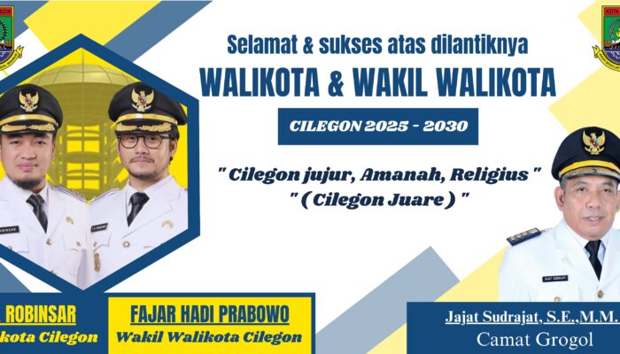 Ajat Sudrajat Camat Grogol Mengucapkan Selamat dan Sukses Atas pelantikan serentak kepala daerah periode 2025-2030