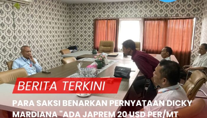 PARA SAKSI BENARKAN PERNYATAAN DICKY MARDIANA DUGAAN ADA JAPREM KEPADA BOS KRAKATAU STEEL