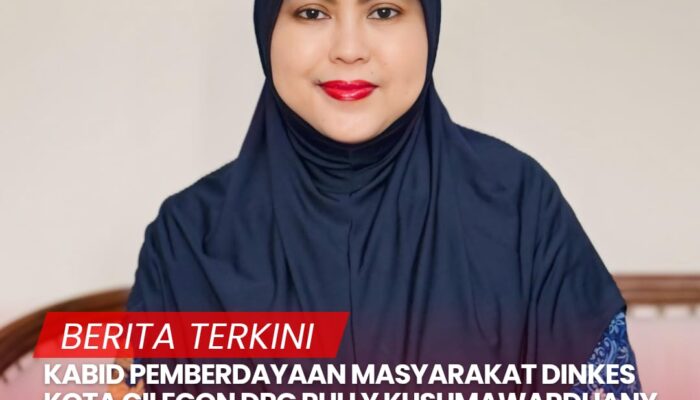 Kabid Pemberdayaan masyarakat Dinkes kota Cilegon Drg Rully Kusumawardhany Apresiasi Capaian 100 Hari Program Kerja Robinsar fajar khususnya di dinas kesehatan 