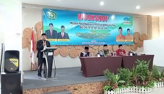 360 Guru PAI Cilegon Gelar Workshop PPKB Secara Mandiri Demi Tingkatkan Kompetensi