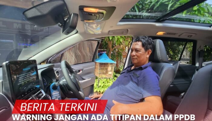 WARNING JANGAN ADA TITIPAN DALAM PPDB 2025, KETUM BMPP DAN CILEGON EDUCATION WATCH ( CEW ) DENI JUWENI : TIDAK  ADA INTERVENSI, WAJIB TRANSPARAN DAN AKUNTABEL